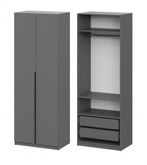 Шкаф ШК-5 + 2 полки + ящики (800) Графит в Тавде - tavda.mebel24.online | фото 1