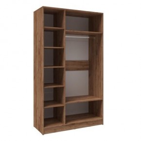Шкаф Вегас 1200 Дуб крафт табачный/Дуб крафт белый в Тавде - tavda.mebel24.online | фото 2