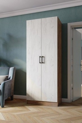 Шкаф Вегас 800 Дуб крафт табачный/Дуб крафт белый в Тавде - tavda.mebel24.online | фото 1