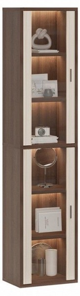 Шкаф-витрина Домино СУ(ш1в2)+2ФС в Тавде - tavda.mebel24.online | фото 2