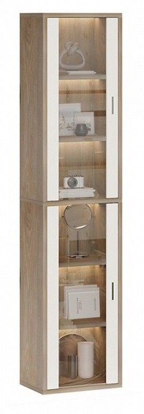 Шкаф-витрина Домино СУ(ш1в2)+2ФС в Тавде - tavda.mebel24.online | фото 2