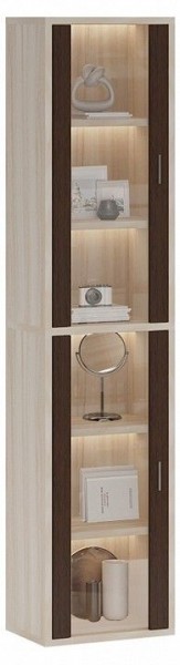 Шкаф-витрина Домино СУ(ш1в2)+2ФС в Тавде - tavda.mebel24.online | фото 2