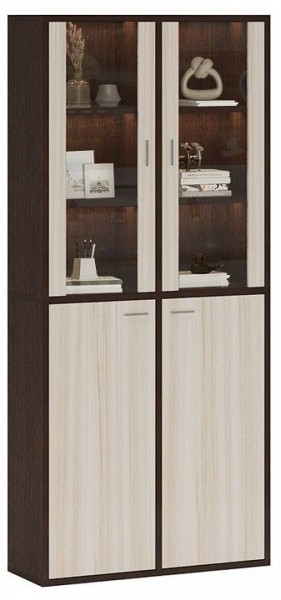 Шкаф-витрина Домино СУ(ш2в2)+2ФС+2ФГ в Тавде - tavda.mebel24.online | фото 2