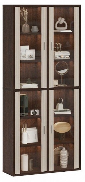 Шкаф-витрина Домино СУ(ш2в2)+4ФС в Тавде - tavda.mebel24.online | фото 2