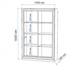 Шкаф-витрина Нобиле ШВтН ФСД-ФСД в Тавде - tavda.mebel24.online | фото 2