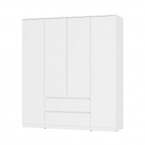 Спальня Симпл (белая) модульная в Тавде - tavda.mebel24.online | фото 41