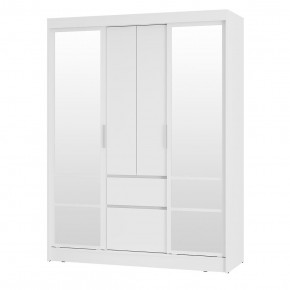 Спальня Симпл (белая) модульная в Тавде - tavda.mebel24.online | фото 45