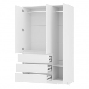 Спальня Симпл (белая) модульная в Тавде - tavda.mebel24.online | фото 52
