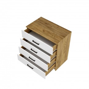 Спальный гарнитур Евро (модульный) Крафт/Белый в Тавде - tavda.mebel24.online | фото 11