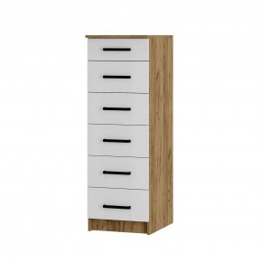 Спальный гарнитур Евро (модульный) Крафт/Белый в Тавде - tavda.mebel24.online | фото 12