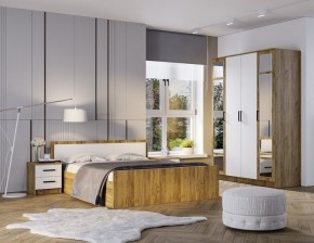 Спальный гарнитур Евро (модульный) Крафт/Белый в Тавде - tavda.mebel24.online | фото 8