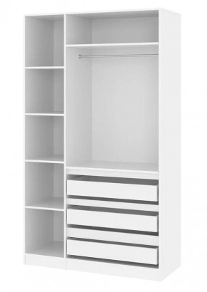 Спальный гарнитур Парус (Белый/Дуб Вотан) модульный в Тавде - tavda.mebel24.online | фото 9