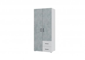 Спальный гарнитур VICTOR (модульный) Белый-Бетон в Тавде - tavda.mebel24.online | фото 8