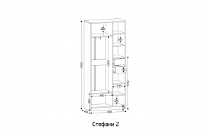 СТЕФАНИ-2 Шкаф в Тавде - tavda.mebel24.online | фото 2