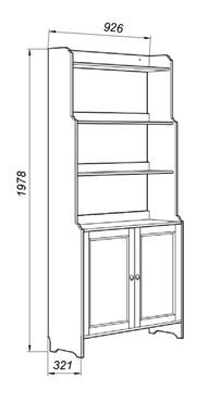 Стеллаж 20 Вествик, массив сосны, цвет белый в Тавде - tavda.mebel24.online | фото 2