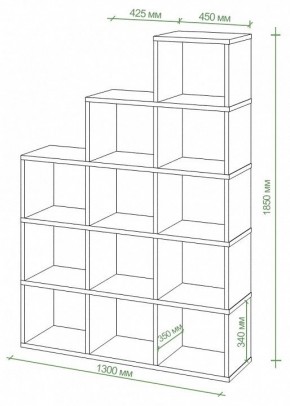 Стеллаж Бартоло СЛД 5 в Тавде - tavda.mebel24.online | фото 3