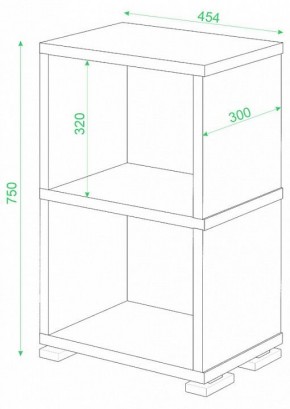 Стеллаж-колонка Домино СБ-15/2 в Тавде - tavda.mebel24.online | фото 2