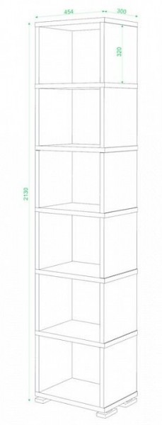 Стеллаж-колонка СБ-15/6 в Тавде - tavda.mebel24.online | фото 2