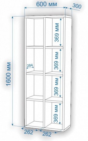 Стеллаж Нобиле СтлН в Тавде - tavda.mebel24.online | фото 3