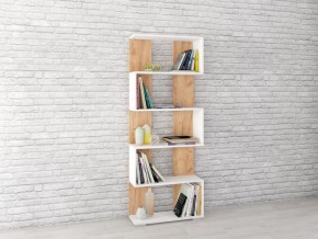 Стеллаж Ромео-1 Дуб крафт золотой/Белый в Тавде - tavda.mebel24.online | фото