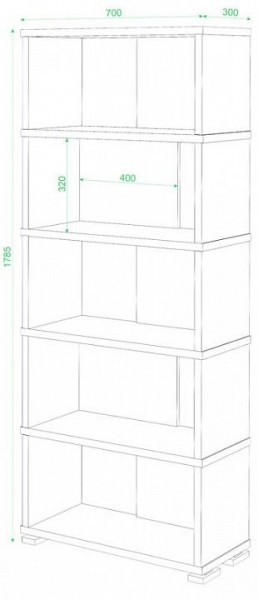 Стеллаж СБ-10/5 в Тавде - tavda.mebel24.online | фото 2