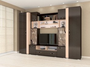 Стенка Оскар-18-1 венге-дуб молочный в Тавде - tavda.mebel24.online | фото