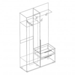 СТИЛ Прихожая (модульная) в Тавде - tavda.mebel24.online | фото 3