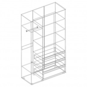 СТИЛ Шкаф 3-ств с 3 ящиками в Тавде - tavda.mebel24.online | фото 2