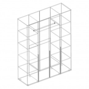 СТИЛ Шкаф 4-ств для одежды в Тавде - tavda.mebel24.online | фото 2