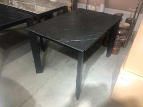 Стол CORNER 120 MATT BLACK MARBLE SOLID CERAMIC / BLACK, ®DISAUR в Тавде - tavda.mebel24.online | фото 10