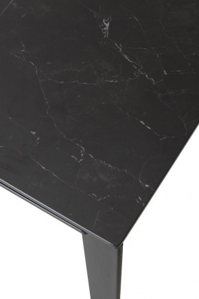 Стол CORNER 120 MATT BLACK MARBLE SOLID CERAMIC / BLACK, ®DISAUR в Тавде - tavda.mebel24.online | фото 5