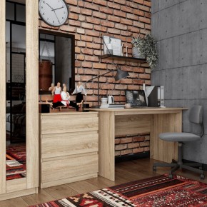 Стол КАСТОР письменный 120х65, цвет Дуб Сонома в Тавде - tavda.mebel24.online | фото 3