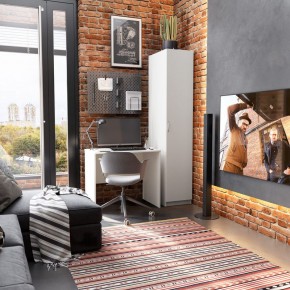 Стол КАСТОР письменный 80х50, цвет белый в Тавде - tavda.mebel24.online | фото