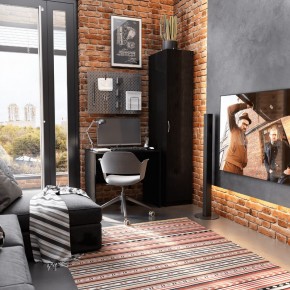 Стол КАСТОР письменный 80х50, цвет Дуб Венге в Тавде - tavda.mebel24.online | фото 2