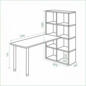 Стол компьютерный Bartolo в Тавде - tavda.mebel24.online | фото 3