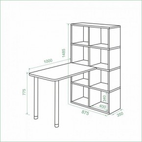 Стол компьютерный Bartolo в Тавде - tavda.mebel24.online | фото 3