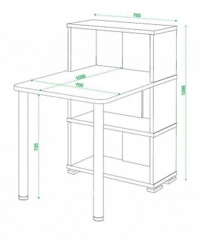 Стол компьютерный Домино СБ-10М3 в Тавде - tavda.mebel24.online | фото 3