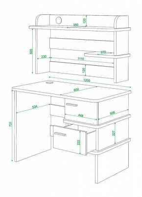 Стол компьютерный Домино СД-15 в Тавде - tavda.mebel24.online | фото 4