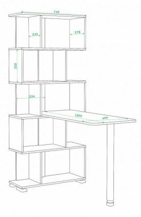 Стол компьютерный Домино СЛ-5СТ в Тавде - tavda.mebel24.online | фото 2