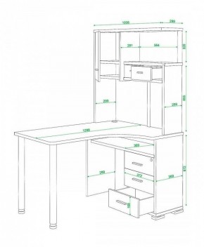 Стол компьютерный Домино СР-130 в Тавде - tavda.mebel24.online | фото 5