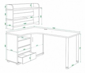 Стол компьютерный Домино СР-145М в Тавде - tavda.mebel24.online | фото 5