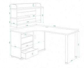 Стол компьютерный Домино СР-165М в Тавде - tavda.mebel24.online | фото 2