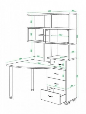 Стол компьютерный Домино СР-320 в Тавде - tavda.mebel24.online | фото 5