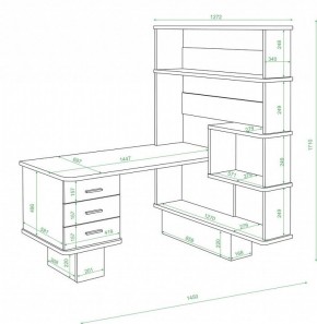 Стол компьютерный Домино СР-520 в Тавде - tavda.mebel24.online | фото 2