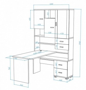 Стол компьютерный Домино СР-620/140 в Тавде - tavda.mebel24.online | фото 3