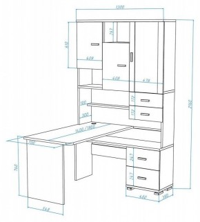 Стол компьютерный Домино СР-620/180 в Тавде - tavda.mebel24.online | фото 2