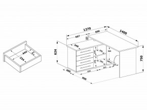 Стол компьютерный КСТ-109Л в Тавде - tavda.mebel24.online | фото 4