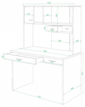 Стол компьютерный СК-60 в Тавде - tavda.mebel24.online | фото 2