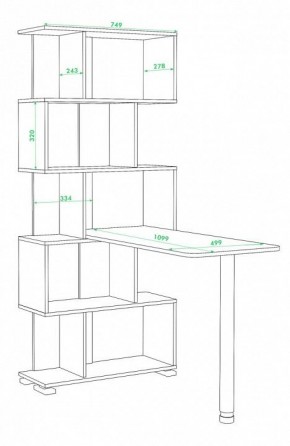 Стол компьютерный СЛ-5СТ в Тавде - tavda.mebel24.online | фото 2