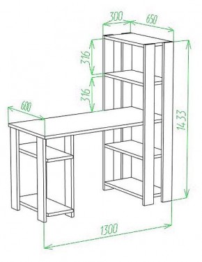 Стол компьютерный Slim СТН-145/130 в Тавде - tavda.mebel24.online | фото 3